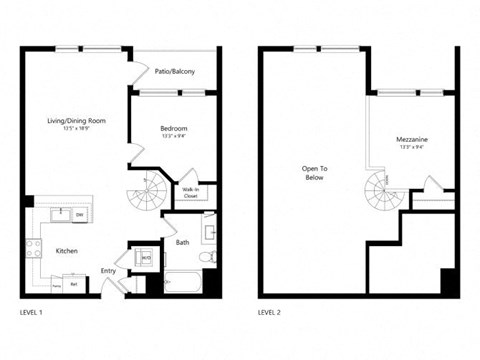 the floor plan of the apartment